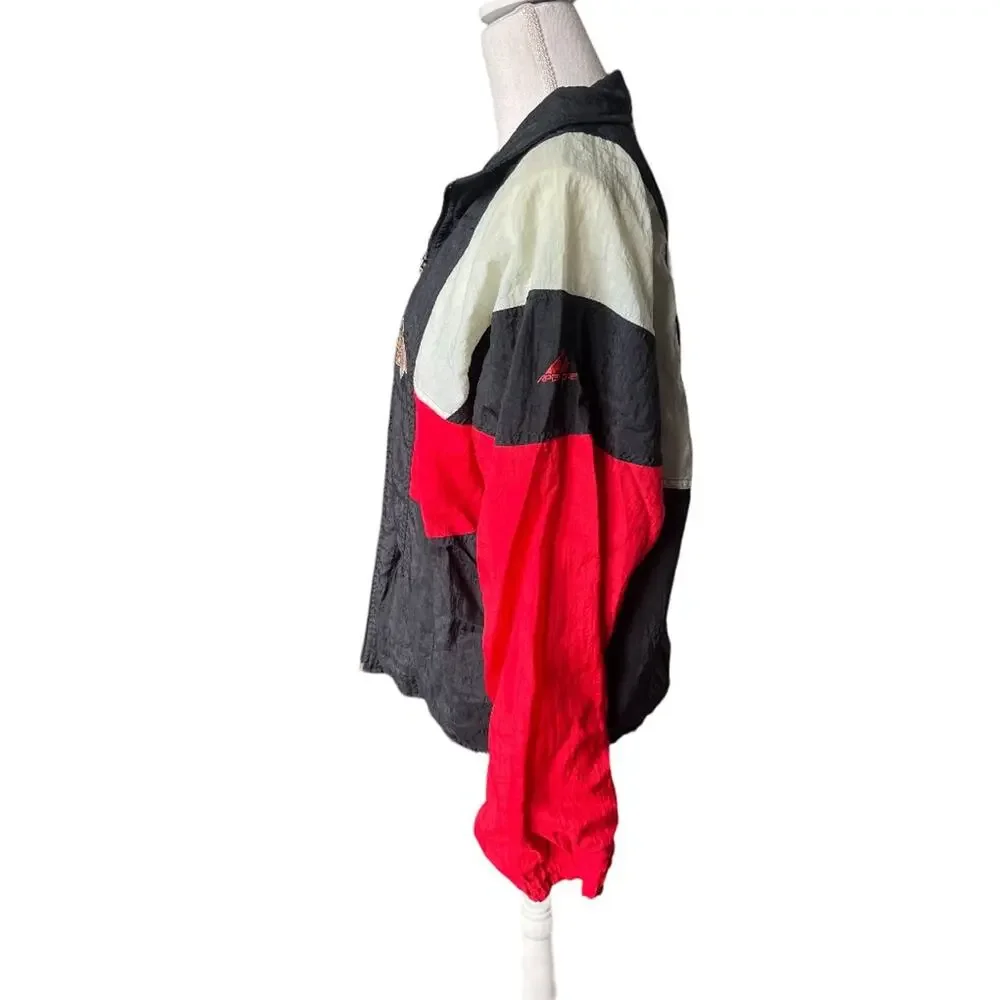 Vintage 90’s chicago blackhawks windbreaker jacket hockey sportswear NHL